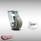 Service Caster 4 Inch SS Thermoplastic Rubber Swivel Caster with Roller Bearing and Swivel Lock SCC-SS30S420-TPRRF-BSL - alternate 2